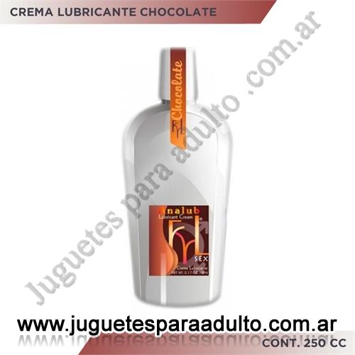 Aceites y lubricantes, Lubricantes aromatizados, Crema lubricante chocolate 250 cc
